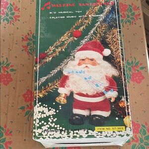 Walking Santa Musical Toy